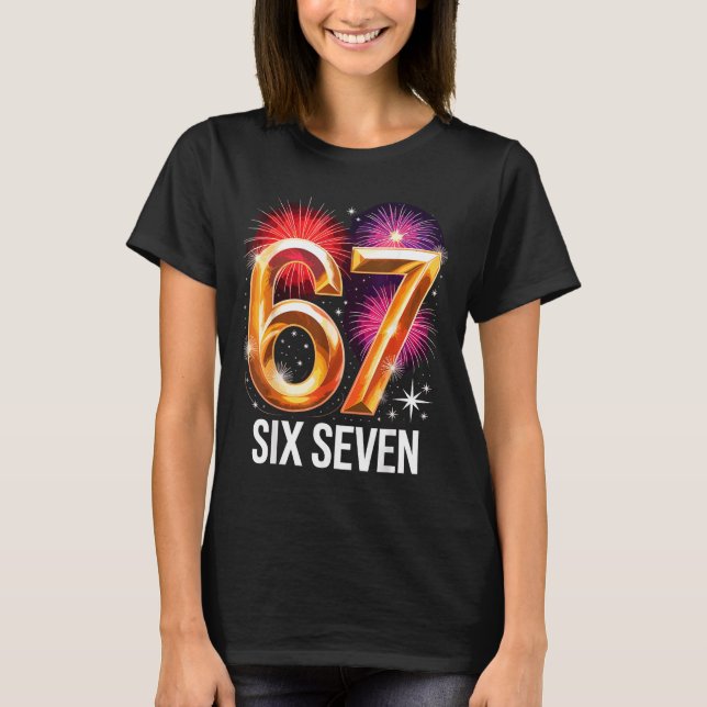 67 New Years Eve Party Pajama Shirt 6 7 Meme 67 20 (Vorderseite)