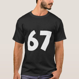 67 Nummer Lustig Six Seven Meme Schule Teenager Ki T-Shirt