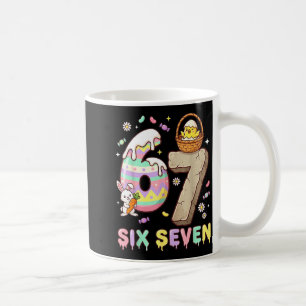 67 Ostern Six Seven Hase Küken Ostern Ei Lustig 6 Kaffeetasse