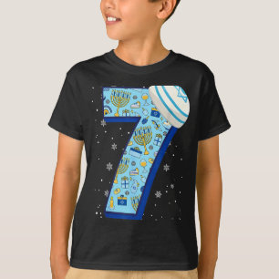 67 Paar Chanukka passende sechs sieben Meme jüdisc T-Shirt