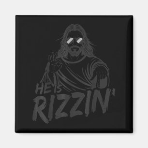 67 Rizzin Jesus für Männer Jungen Frauen Kinder Ju Magnet
