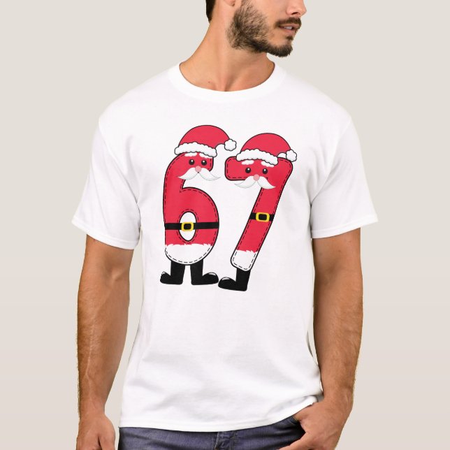 67 Santa Christmas Family Matching Tshirt (Vorderseite)