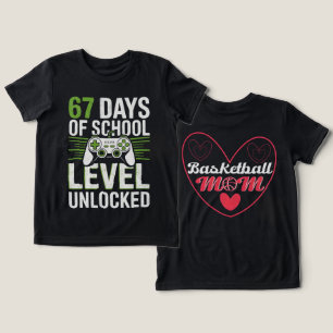 67 Schultage, Basketball-Mutter-Reise 2026 Tri-Blend Shirt