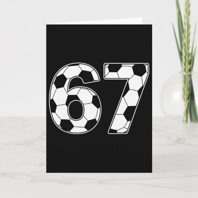 67 Schultage Lehrer Schüler Fußball  Karte (Vorderseite)