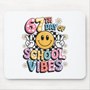 67 Schultage Meme 100. Schultag Vibes S Mousepad