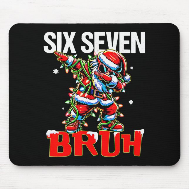 67 Sechs Sieben Burh Weihnachtsmann Weihnachten 6  Mousepad (Vorne)