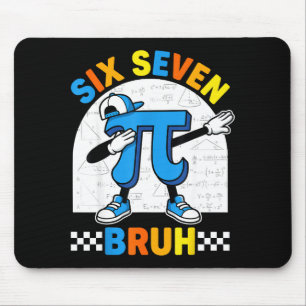 67 sechs sieben Meme Mathe lustiger Tag Mathe Lehr Mousepad