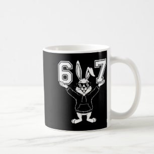 67 sechs sieben süßer Hase Kaninchen mit Sonnenbri Kaffeetasse