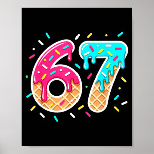 67 Shirt Baseball Lebensstil 101 Bekleidung Jugend Poster