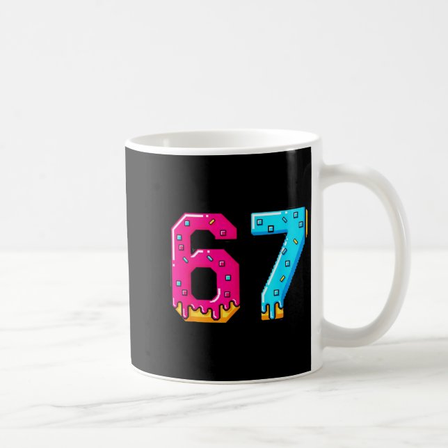 67 Shirt Baseball Life Style 101 Apparel Youth Dri Kaffeetasse (Rechts)