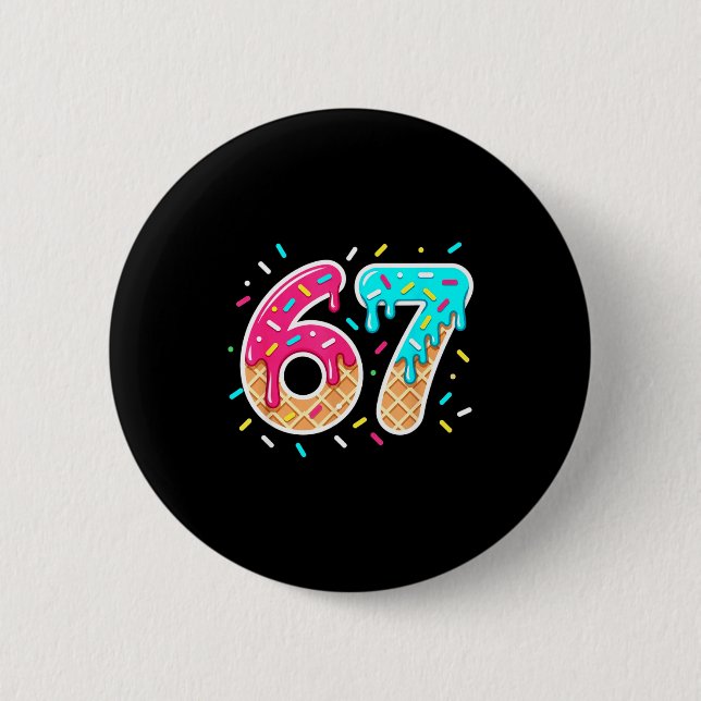 67 Shirt Baseball Lifestyle 101 Apparel Youth Drip Button (Vorderseite)