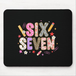 67-Shirt für Lehrer 67-Meme Frauen Lehrerin Sechs Mousepad