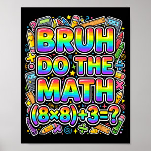 67 Shirt Six Seven Meme 6-7 Jungen Mädchen Bruh D Poster