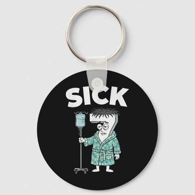 67 Sick Seven Six 6 7 Meme  Schlüsselanhänger (Vorderseite)
