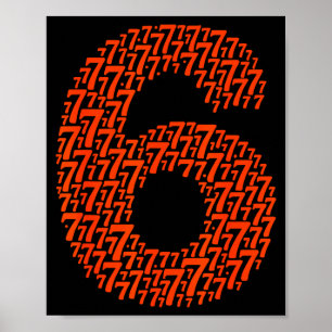 67 Siebenundsechzig Halloween-Kostüm-Design Lustig Poster