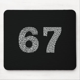 67 Siebenundsechzig Halloween-Kostümbild Lustig 6 Mousepad