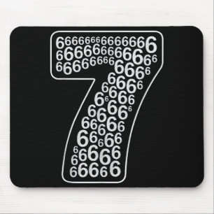 67 Siebenundsechzig Halloween-Kostümdesign Lustig Mousepad