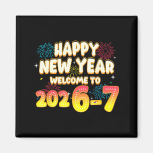 67 Silvester - Frohes Neues Jahr 2026-7 Lustig 67 Magnet