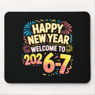 67 Silvester - Frohes Neues Jahr 2026-7 Lustig 67 Mousepad