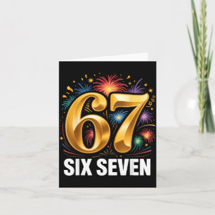 67 Silvesterparty-Pyjama-Shirt 6 7 Meme 67 20 Karte
