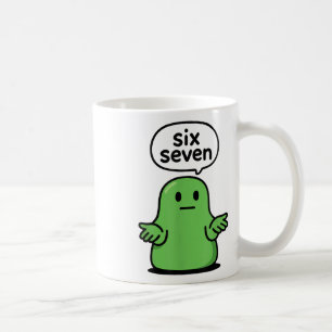 67 Six Seven 6-7 Grüner Blob-Schlamm - Lustiger Ki Kaffeetasse
