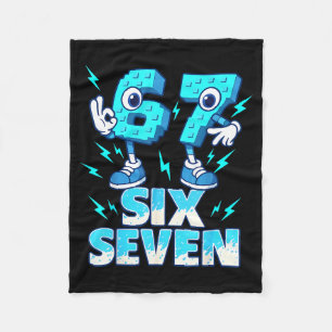 67 Six Seven 6-7 - Lustiger italienischer Brainrot Fleecedecke
