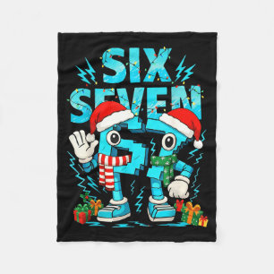 67 Six Seven 6-7 - Lustiger italienischer Brainrot Fleecedecke