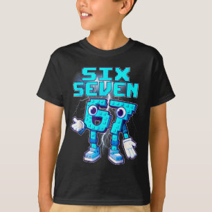 67 Six Seven 6-7 Lustiger italienischer Brainrot-M T-Shirt