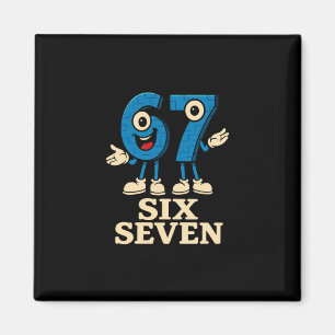 67 Six Seven 6-7 - Lustiges italienisches Brainrot Magnet