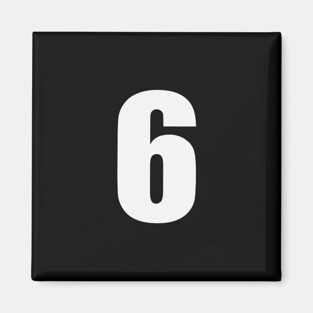 67 Six Seven 6 7 Meme Design Funny 6 7 Front Ck De Magnet (Vorne)