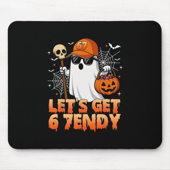 67 Six Seven 6 7endy Lass uns Sendy Meme Halloween Mousepad (Vorne)