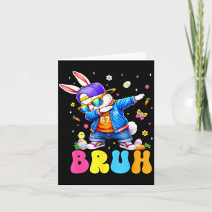 67 Six Seven Bruh Dabbing Bunny Mit Sungles Ostern Karte