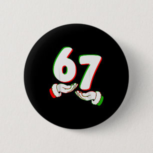 67 Six Seven Burh Lustiges Weihnachten 6 7 Meme Mä Button