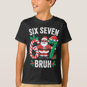 67 Six Seven Burh Weihnachten 6 7 Meme Schlafanzug T-Shirt