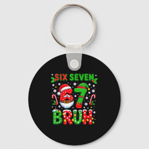 67 Six Seven Burh Weihnachten 6 7 Meme Schlüsselanhänger