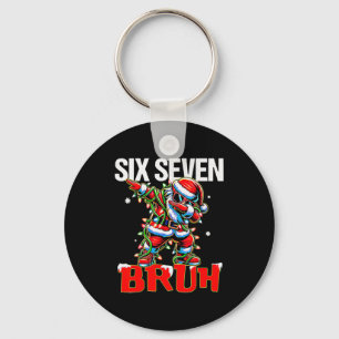67 Six Seven Burh Weihnachtsmann Weihnachten 6 7 M Schlüsselanhänger