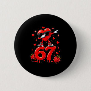 67 Six Seven Eiscreme Meme Lustige Valentinstage  Button
