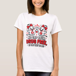 67 Six Seven Ghost - Kein Cap Bruh Drogenfrei Ist  T-Shirt