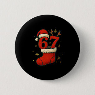 67 Six Seven Lustige Gen-Alpha-Meme Weihnachten 20 Button