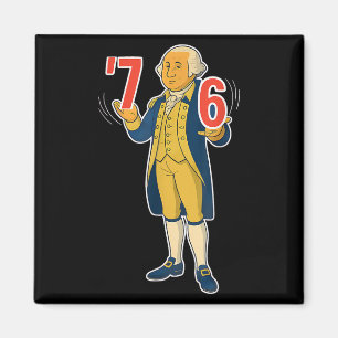 67 Six Seven Lustiger George Washington Meme Magnet