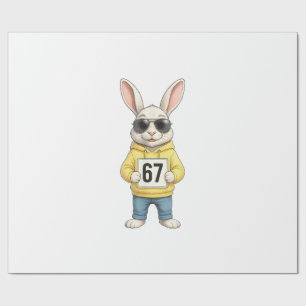 67 Six Seven Meme 6 7 Lustiger Ostertag für Jungen Geschenkpapier