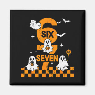 67 Six Seven Meme 6 7 Paar passende Halloween Co Magnet