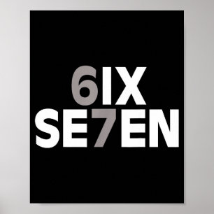 67 Six Seven Meme Lustig Gen Alpha Slang Teenager Poster