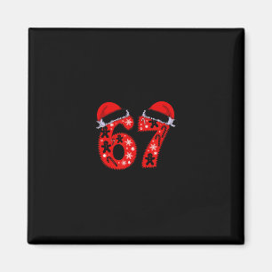 67 Six Seven Neuheit Weihnachten Santa Hut Familie Magnet