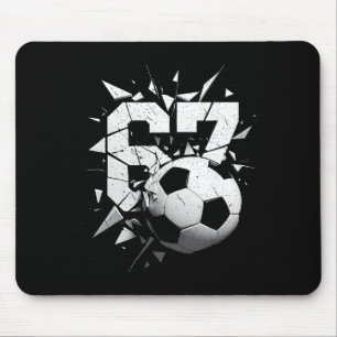 67 Six Seven Soccer Gen Alpha Hirnfäule-Meme Mousepad