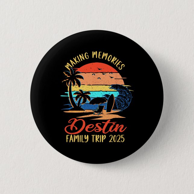 67 Six Seven Trendig 6 7endy Retro Groovy 67 Meme  Button (Vorderseite)