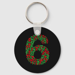 67 Six Seven Weihnachtsdesign Lustiges 6 7 Meme _1 Schlüsselanhänger