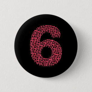 67 Sixty Seven Halloween-Kostüm-Design Lustig 6 7 Button