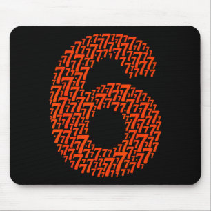 67 Sixty Seven Halloween-Kostüm-Design Lustig 6 7 Mousepad