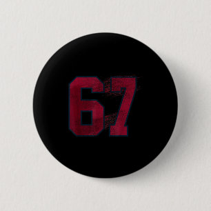 67 Sixty Seven Halloween-Kostüm fliegende Fledermä Button